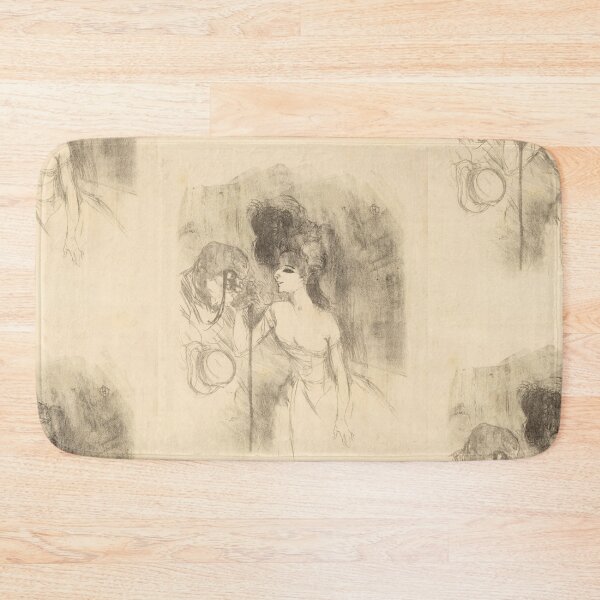 Item preview, Anna Held and Baldy by Henri de Toulouse-Lautrec | Cabaret Fine Art Poster designed and sold by artofuniverse.