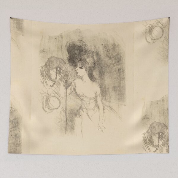 Item preview, Anna Held and Baldy by Henri de Toulouse-Lautrec | Cabaret Fine Art Poster designed and sold by artofuniverse.