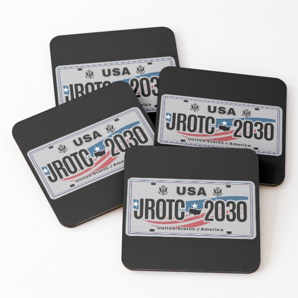 Item preview, JROTC 2030 USA License Plate‑Style Patriotic Military Cadet Design designed and sold by GFamilyC.