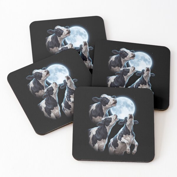 Item preview, Cow Howling Moon Art Animal Lover designed and sold by TerryConnells.