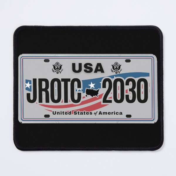 Item preview, JROTC 2030 USA License Plate‑Style Patriotic Military Cadet Design designed and sold by GFamilyC.