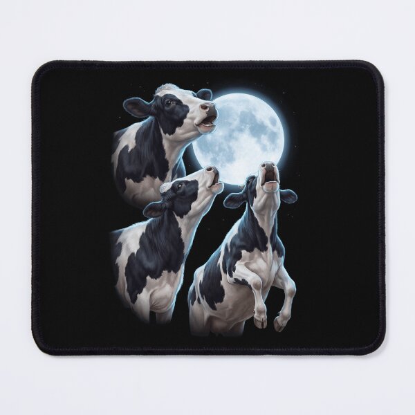 Item preview, Cow Howling Moon Art Animal Lover designed and sold by TerryConnells.