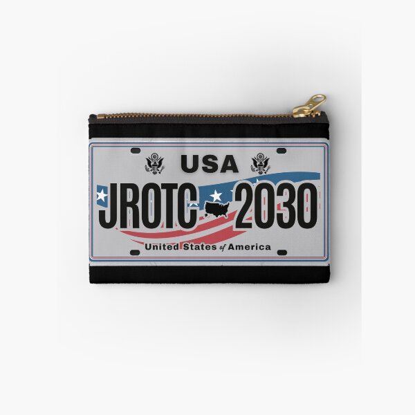 Item preview, JROTC 2030 USA License Plate‑Style Patriotic Military Cadet Design designed and sold by GFamilyC.