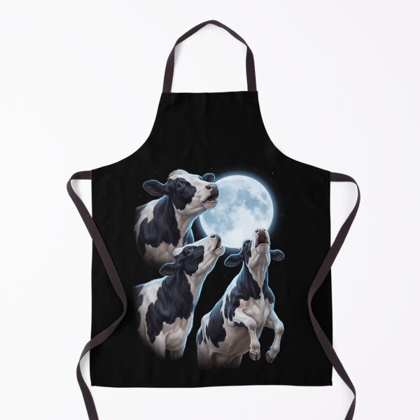 Item preview, Cow Howling Moon Art Animal Lover designed and sold by TerryConnells.
