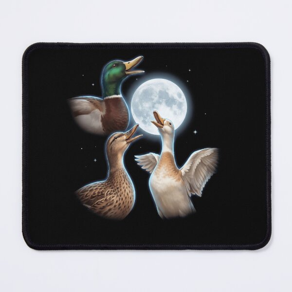 Item preview, Duck Howling Moon Art Animal Lover designed and sold by TerryConnells.