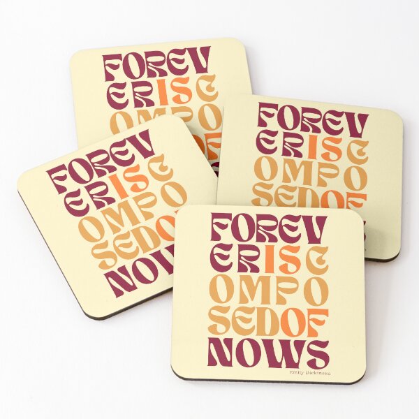 Item preview, Forever is composed of nows - literary book quote designed and sold by ArtsyLouise.