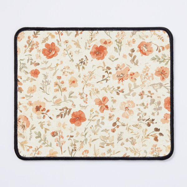 Item preview, Cottagecore Poppy Floral Pattern designed and sold by ArtDesignRemix.