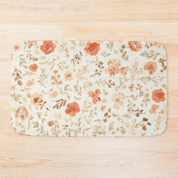 Item preview, Cottagecore Poppy Floral Pattern designed and sold by ArtDesignRemix.