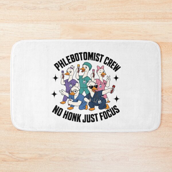 Item preview, Phlebotomist Crew No Honk Just Focus Goose Lab Tech Team Blood Draw Humor Design designed and sold by ClinicalHubs.