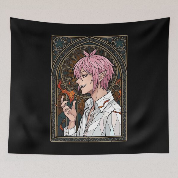 Item preview, Alice Asmodeus Iruma Kun Dark Gothic Stained Glass Anime designed and sold by mildaclairmo.