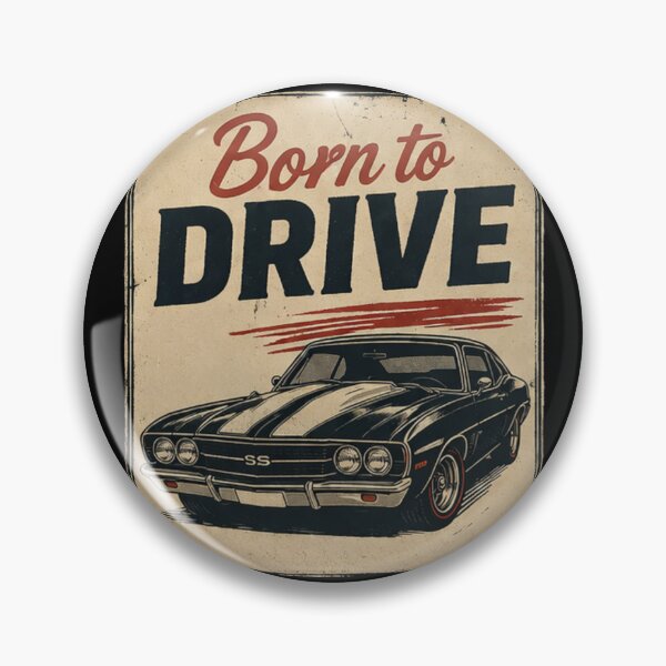 Item preview, Born To Drive Vintage Classic Muscle Car designed and sold by zenithviv.