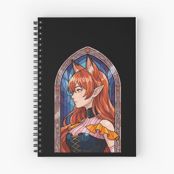 Item preview, Amelie Azazel Iruma Kun Fox Ears Stained Glass Anime Girl designed and sold by mildaclairmo.