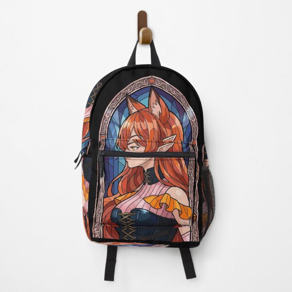 Item preview, Amelie Azazel Iruma Kun Fox Ears Stained Glass Anime Girl designed and sold by mildaclairmo.