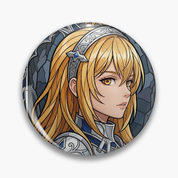 Artikelvorschau, Ais Wallenstein DanMachi Silver Knight Buntglas entworfen und verkauft von mildaclairmo.