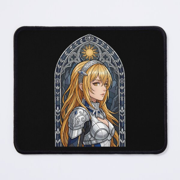 Item preview, Ais Wallenstein DanMachi Silver Knight Stained Glass designed and sold by mildaclairmo.