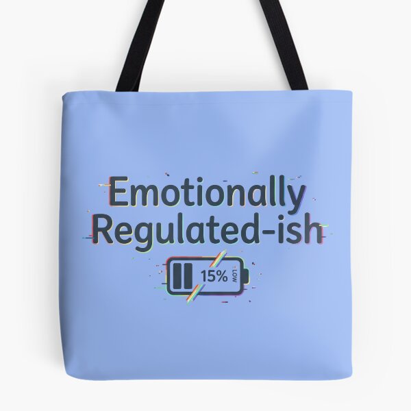 Item preview, Funny Neurodivergent Therapist Design Emotionally Regulated Ish LGBTQ ADHD Humor Gift designed and sold by Im-Ara.