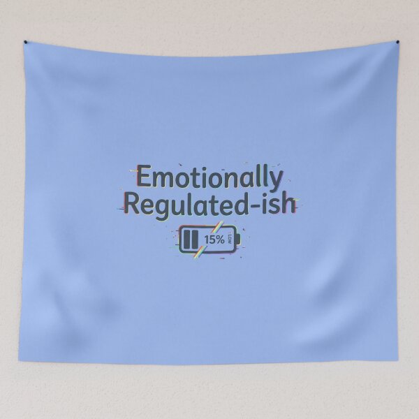 Item preview, Funny Neurodivergent Therapist Design Emotionally Regulated Ish LGBTQ ADHD Humor Gift designed and sold by Im-Ara.
