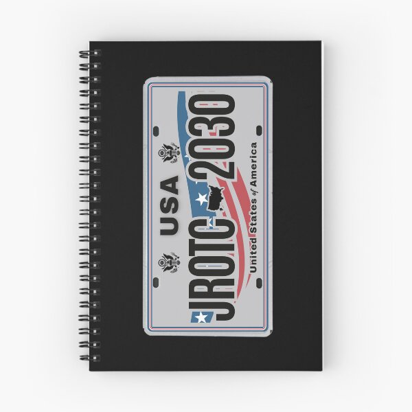 Item preview, JROTC 2030 – USA License Plate Style Patriotic Military Cadet Graduation Modern Sideways Design designed and sold by GFamilyC.