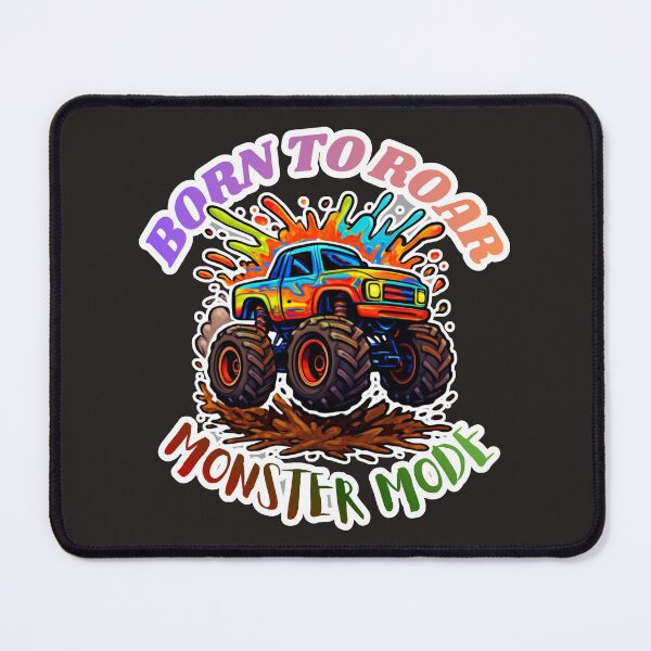 Item preview, Colorful Monster Truck  – Cartoon Off road Racing Truck Design designed and sold by SoftAuraStudi0.
