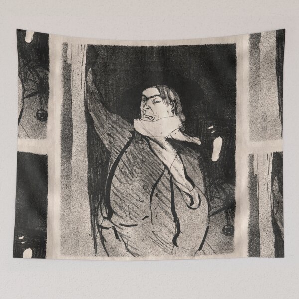 Item preview, Aristide Bruant by Henri de Toulouse-Lautrec | Vintage Paris Cabaret Poster Art designed and sold by artofuniverse.