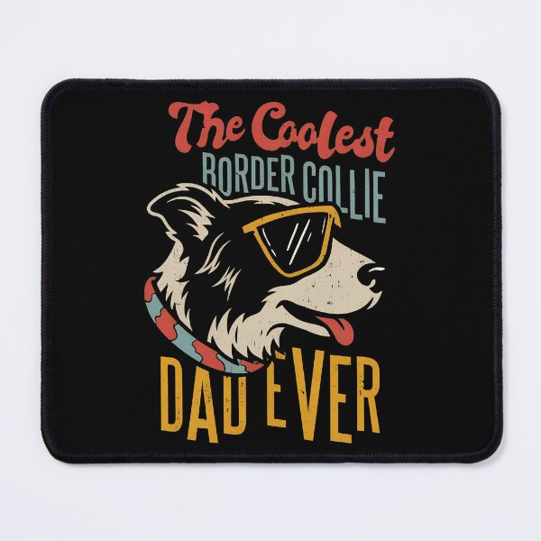 Item preview, Coolest Border Collie Dad Ever Dog Retro designed and sold by OlyvieArt.