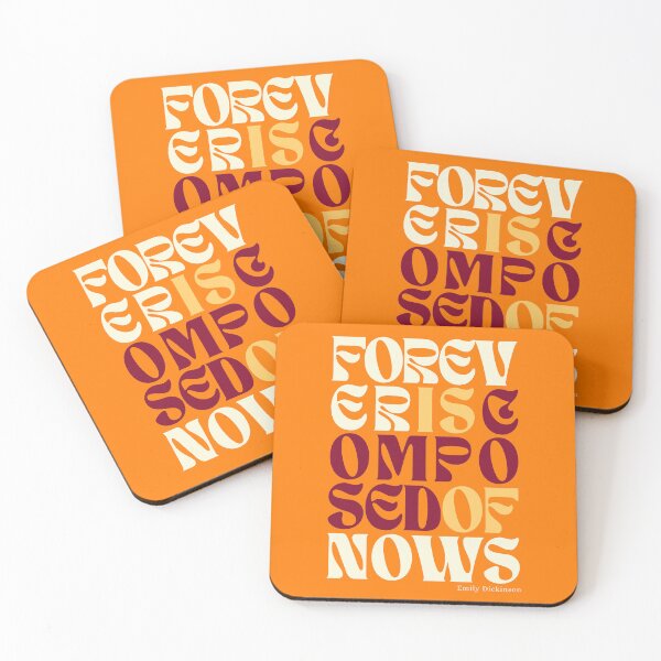 Item preview, Forever is composed of nows - literary book quote designed and sold by ArtsyLouise.