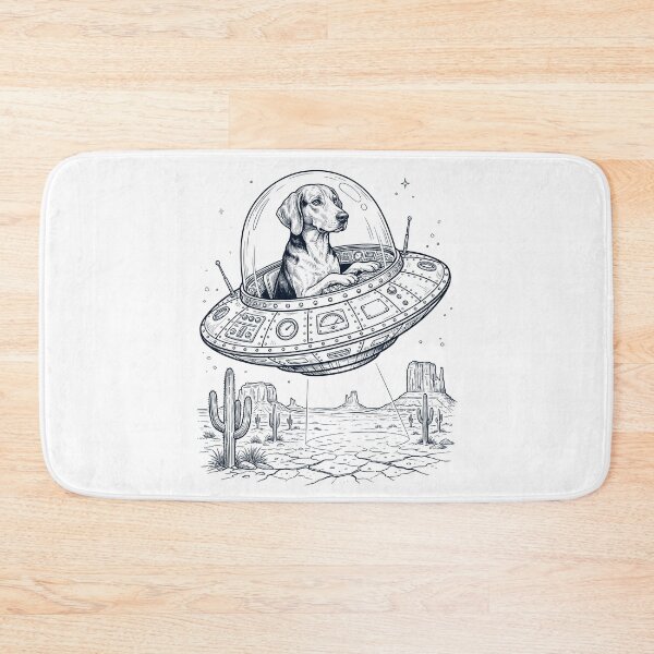 Item preview, Vintage American Foxhound Riding UFO Dog Mom Dad Lover designed and sold by DoodleTortle.