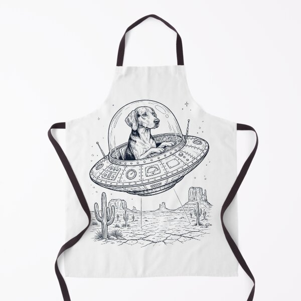 Item preview, Vintage American Foxhound Riding UFO Dog Mom Dad Lover designed and sold by DoodleTortle.