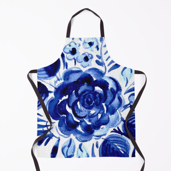 Item preview, Blue floral decor designed and sold by bokasin.