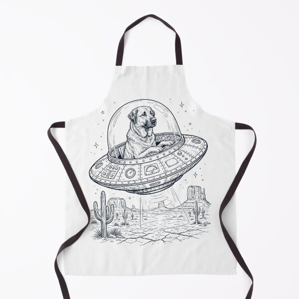 Item preview, Vintage Anatolian Shepherd Dog Riding UFO Dog Mom Dad Lover designed and sold by DoodleTortle.