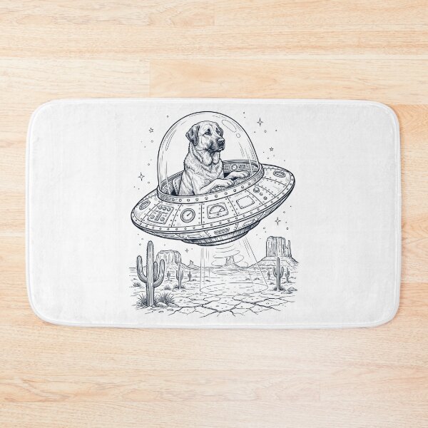 Item preview, Vintage Anatolian Shepherd Dog Riding UFO Dog Mom Dad Lover designed and sold by DoodleTortle.