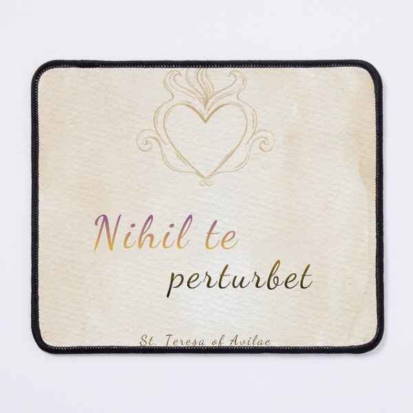Item preview, Let Nothing Disturb You - St. Teresa of Avila Saint Quote Art designed and sold by Très Joli Brothers.
