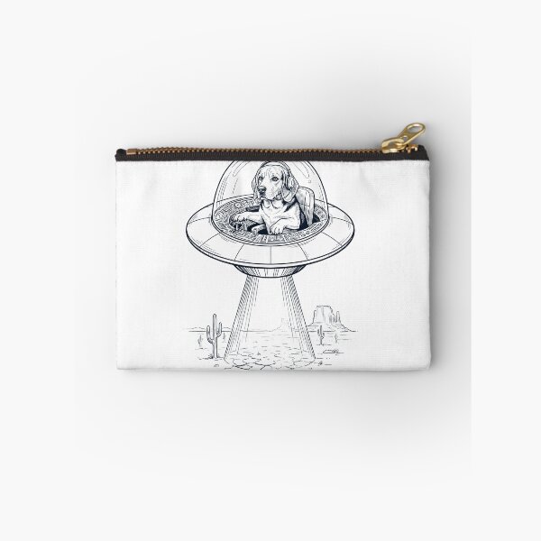 Item preview, Vintage Beagle Riding UFO Dog Mom Dad Lover designed and sold by DoodleTortle.