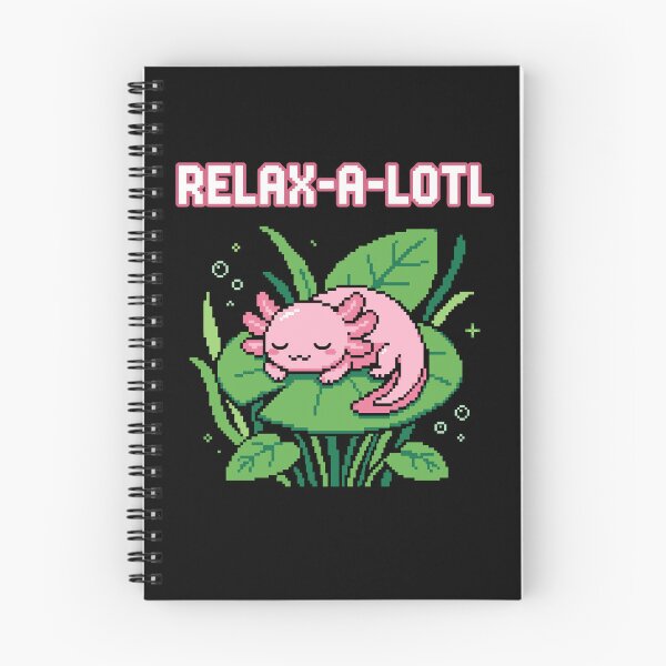 Item preview, Relax-A-Lotl - Cute Pixel Art Sleeping Axolotl Pun designed and sold by artistastshirt.