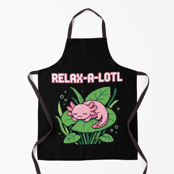 Item preview, Relax-A-Lotl - Cute Pixel Art Sleeping Axolotl Pun designed and sold by artistastshirt.