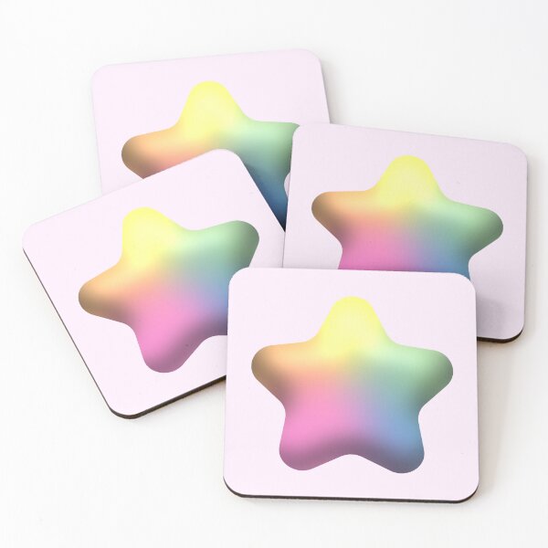 Item preview, Rainbow Star – Colorful Shape Design designed and sold by EmeraldeaArt.