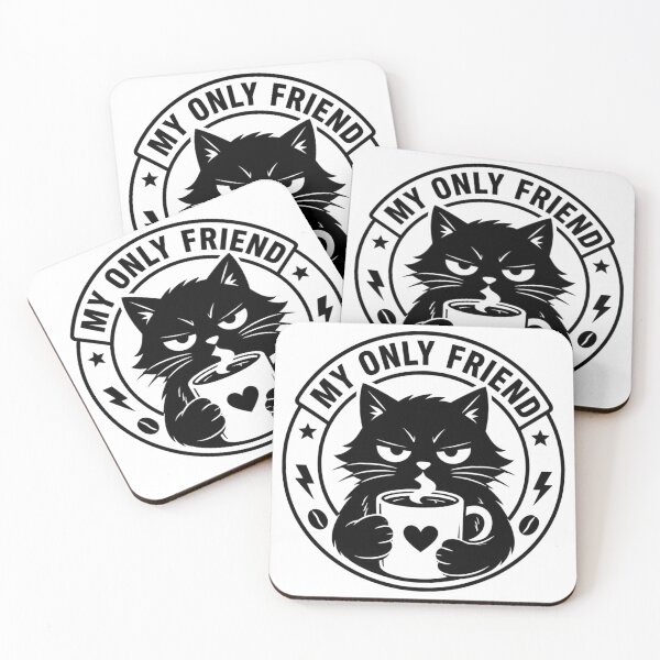 Item preview, Coffee Is My Only Friend Grumpy Cat designed and sold by Zenvique Art.
