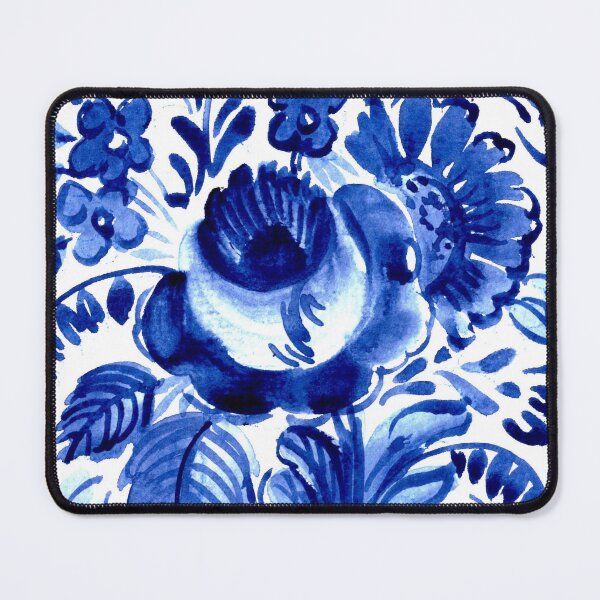Item preview, Blue floral decor designed and sold by bokasin.
