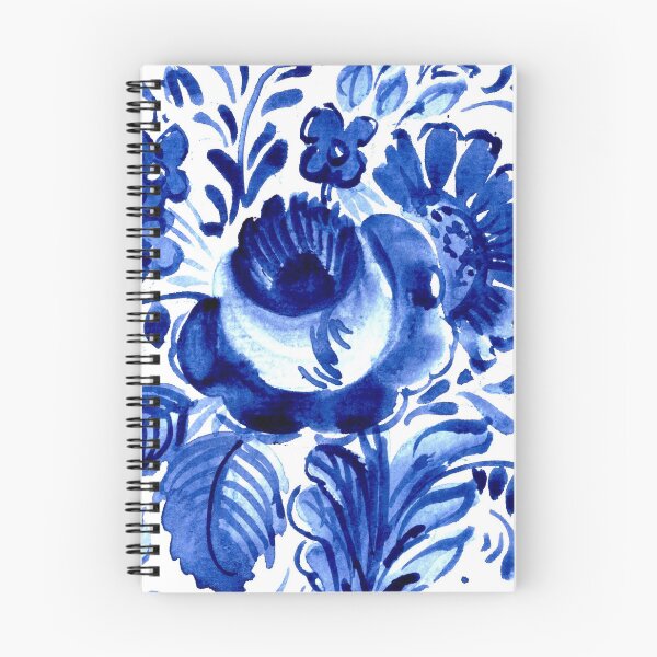 Item preview, Blue floral decor designed and sold by bokasin.