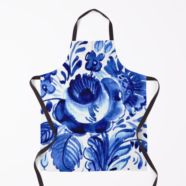 Item preview, Blue floral decor designed and sold by bokasin.