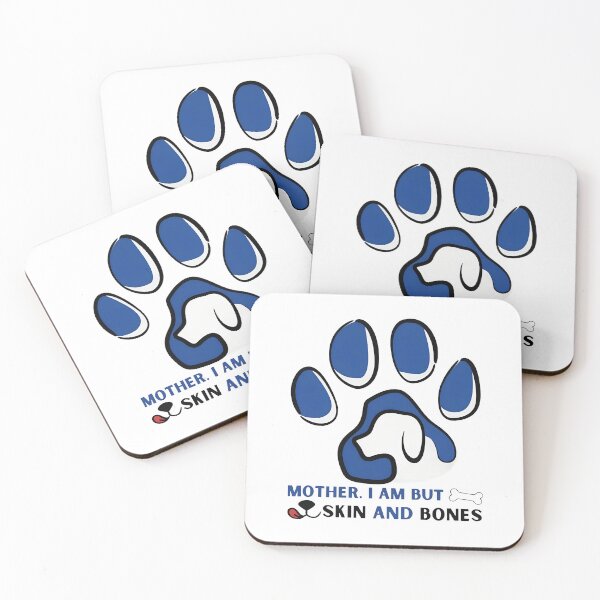 Item preview, Mother I Am But Skin And Bones Dog Paw designed and sold by OlyvieArt.