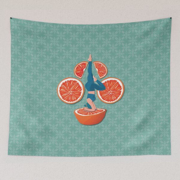 Item preview, The woman juicing blood oranges designed and sold by WONDERPRINTVALLEY.