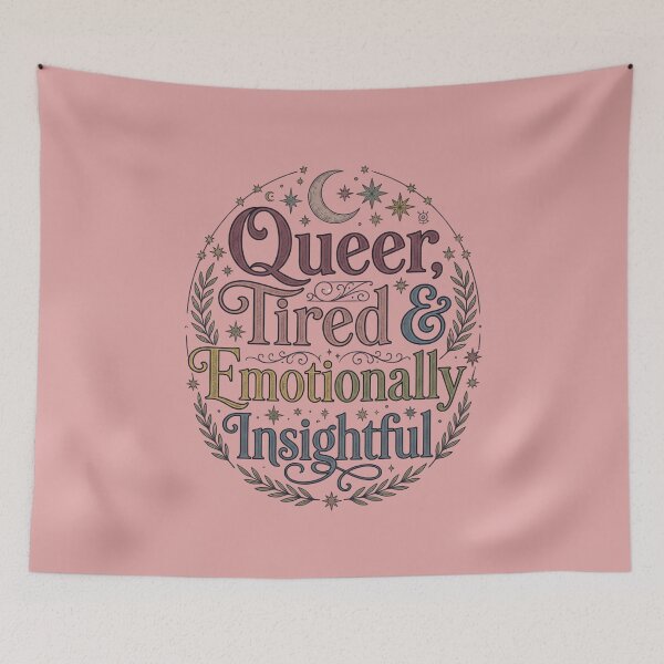 Item preview, Funny Queer Therapist Dark Academia Design Neurodivergent ADHD Mental Health Humor designed and sold by Im-Ara.