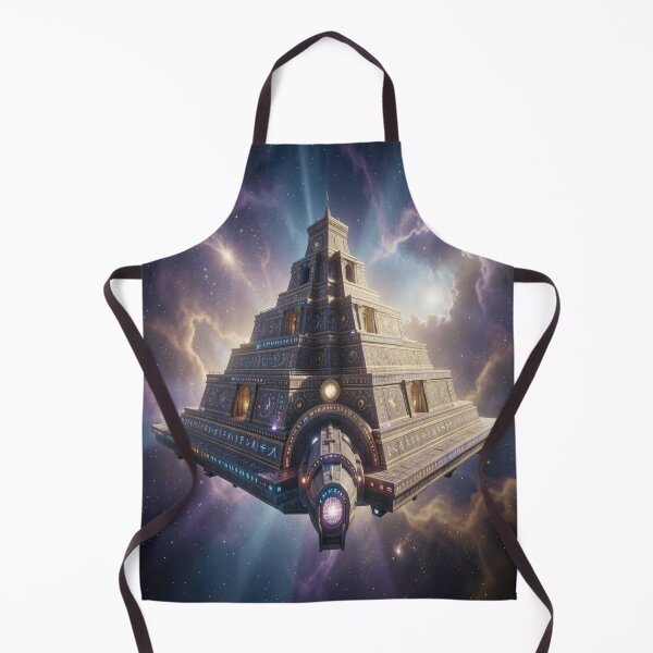 Item preview, Mystical spatial architecture with luminous energy and futuristic details in the cosmic universe designed and sold by FotoworldEdel.
