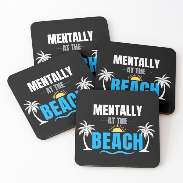 Item preview, Mentally At The Beach Summer Vacation Minimal Tropical Streetwear Design designed and sold by Uvclick.