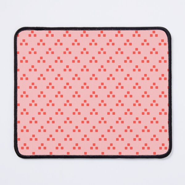 Item preview, Red orange & rosy brown mini squares designed and sold by Mint + Midnight.