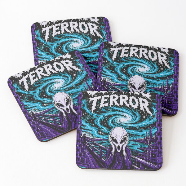 Item preview, Cosmic Terror Alien Scream Gothic Sci-Fi Art designed and sold by Highwayman1975.