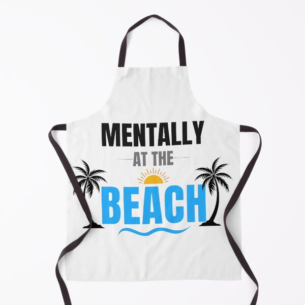 Item preview, Mentally At The Beach Minimal Summer Quote Clean Tropical Design designed and sold by Uvclick.