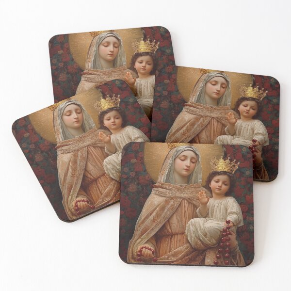 Item preview, Our Lady of the Rosary designed and sold by SanctifiedSouls.