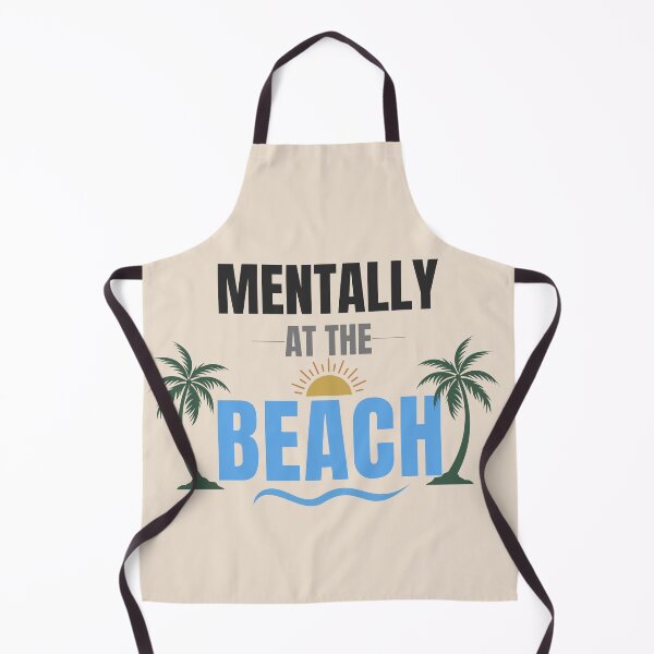 Item preview, Mentally At The Beach Aesthetic Beige Tropical Summer Minimal Design designed and sold by Uvclick.